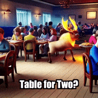 Restaurant Table For Two GIF by elkijahspark