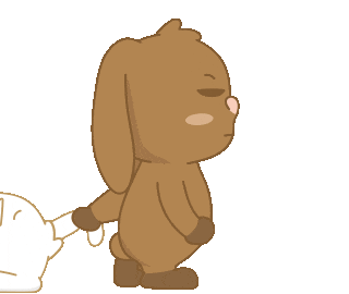 Bunny 不要 Sticker by EVANS艾特兔