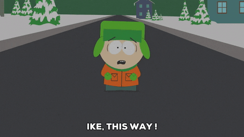 kyle broflovski flash GIF by South Park 