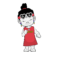 Queen Chill Sticker by Zhot Shop