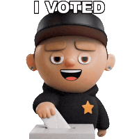 Voting Election Day Sticker by OneFootball Heads