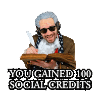 Good Samaritan Social Credit Sticker