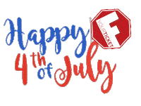 4Th Of July Love Sticker by Fyourticket