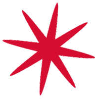 Christmas Star Sticker by HWR Berlin