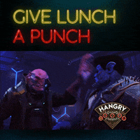 HANGRYGAME game rpg lunch hotdog GIF