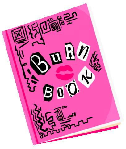 Burn Book Sticker by Mean Girls