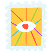 rainbow love Sticker by Jonathan Mont