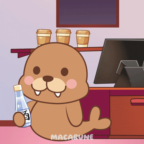 Drunk Cheers GIF by FROSTYS