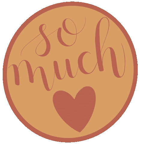 So Much Love Hearts Sticker