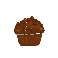 Chocolate Eating Sticker