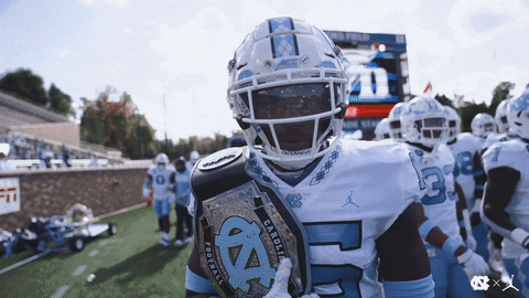 Tar Heels Celebration GIF by Carolina Football