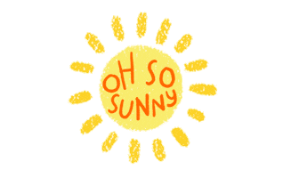 Sunny Day Sun Sticker