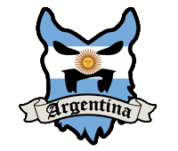 Argentina Beard Sticker by BEARDED VILLAINS