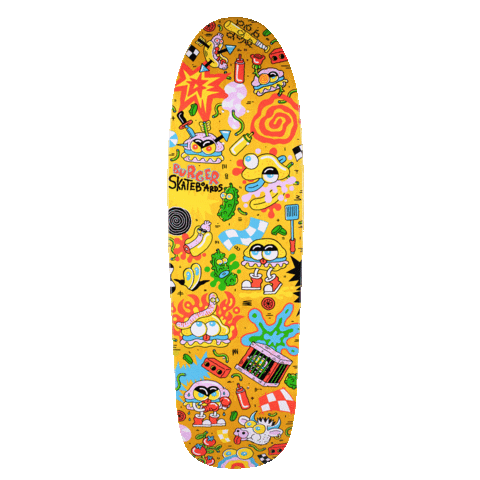 Skateboarding Sticker by Sam Taylor
