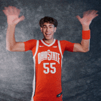 Basketball Hello GIF by Ohio State Athletics