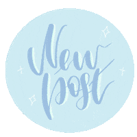 New Post Check Out Sticker