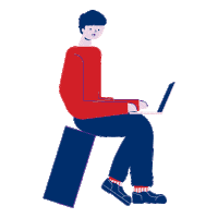 Work Create Sticker by Tim Pamflet