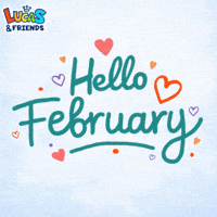 First Of The Month February GIF by Lucas and Friends by RV AppStudios