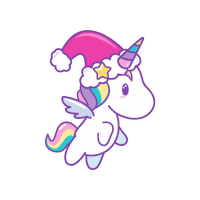 Unicorn Sticker by Onix Pink Shop