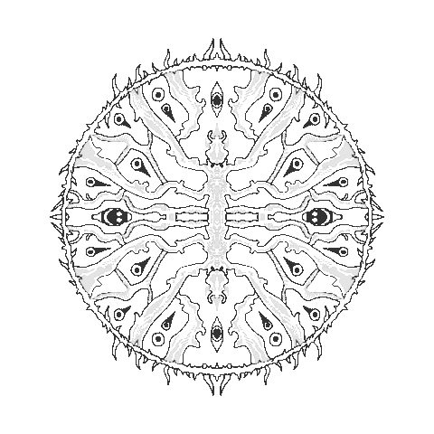 Illustration Life Sticker