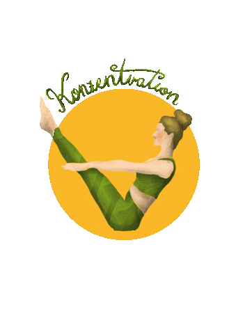 TheArtista yoga patience yogi yogapose Sticker