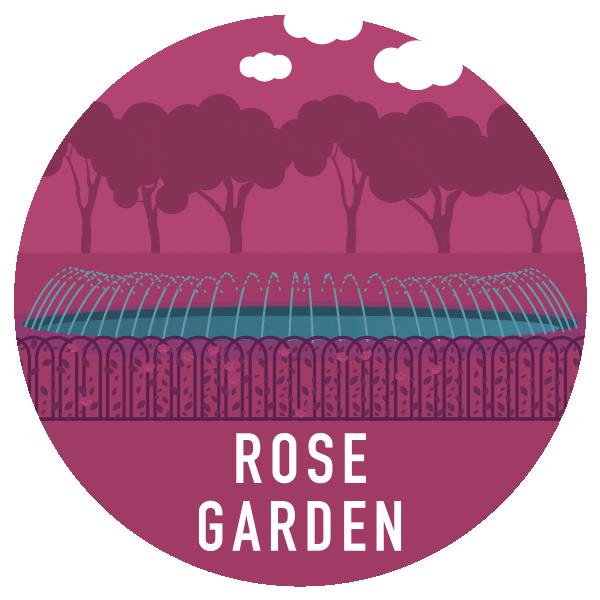 Rose Garden Ohio Sticker by Experience Columbus