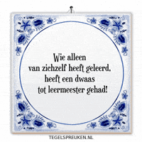 Wijsheid Verandering GIF by Tegelspreuken.nl