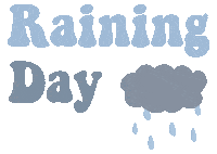 Rain Raining Sticker