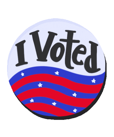 America Voting Sticker