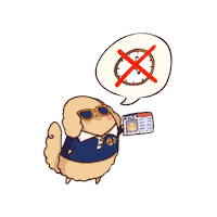 Dog Time Sticker by AriaDirect