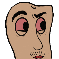 Character Looking Sticker