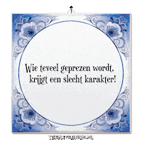 Spreuk Zelfvertrouwen Sticker by Tegelspreuken.nl