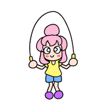 Girl Fitness Sticker by ShibuichiWaika