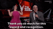 Thank You So Much For This Award And Recognition GIF by The Game Awards