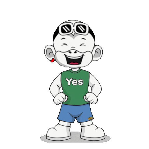 Yep Yes Sticker by Zhot