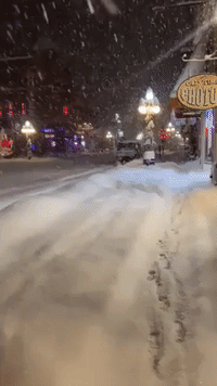 'Potent' Winter Storm Creates Whiteout Conditions in Deadwood, South Dakota