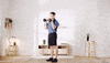 Exercise Dumbbells GIF by 8fit