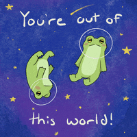 Floating Out Of This World GIF