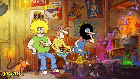 Animation Dancing GIF by The Freak Brothers