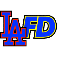 La Lafd Sticker by GOOD ALL DAY COLLECTIVE