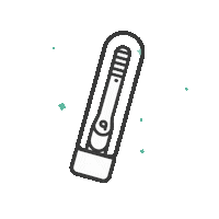 head spin Sticker by quip