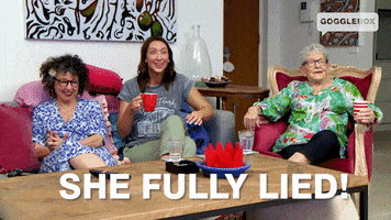 Liar Laughing GIF by Gogglebox Australia