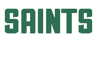 Green And Gold Saints Sticker by Siena College