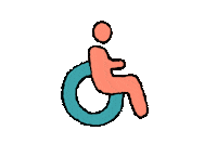 Chair Diversity Sticker by Grace Mandeville