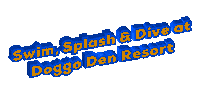 Splash Dive At Doggo Den Resort Sticker by DoggoDenJess