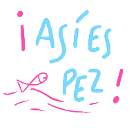 Pez Asi Es Sticker