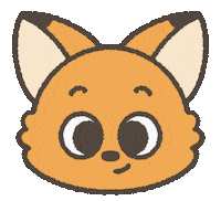 Fox Wink Sticker