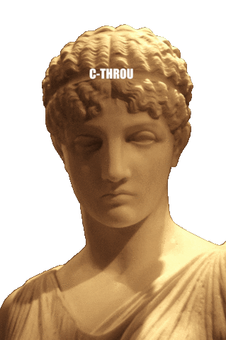 statue greek woman Sticker by CTHROU