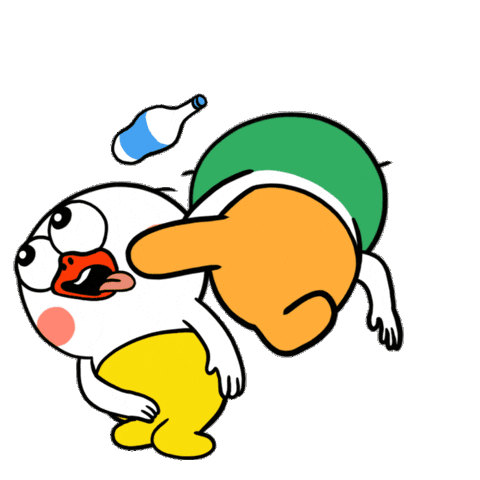 Prank Oops Sticker by kwaesam