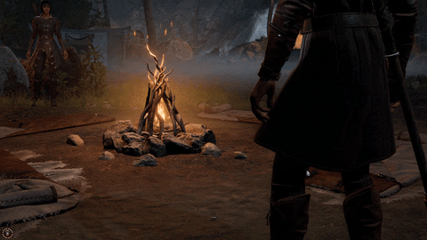 Warm Up Rest GIF by Larian Studios